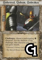 Unbowed, Unbent, Unbroken